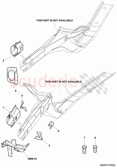 Part Diagram for Bentley N90684202
