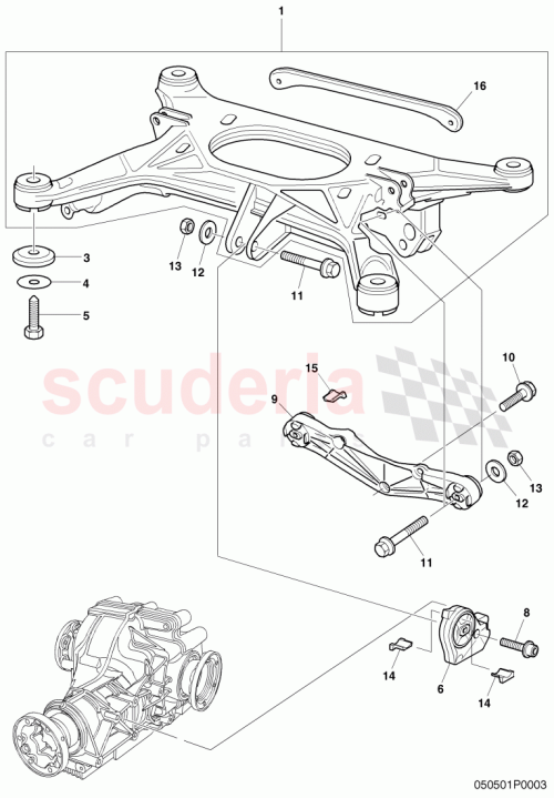 Part Diagram for Bentley 4W0 505 235 A