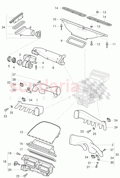 Part Diagram for Bentley 3W3 819 381 B