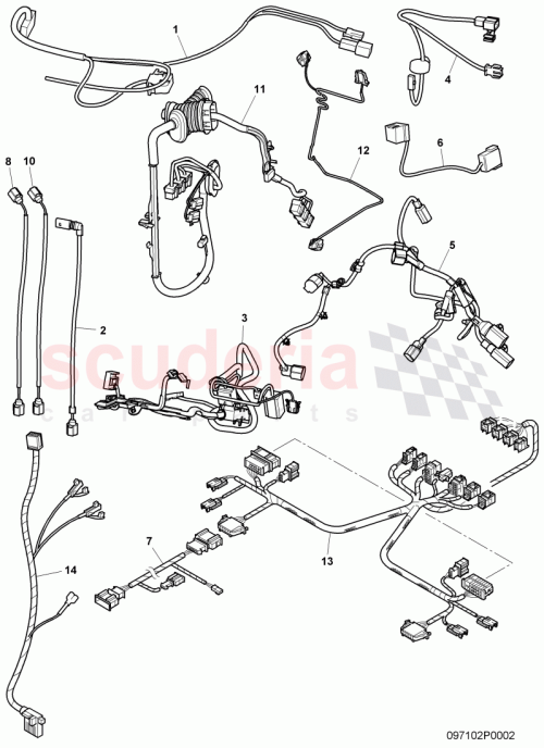 Part Diagram for Bentley 3W0971679D