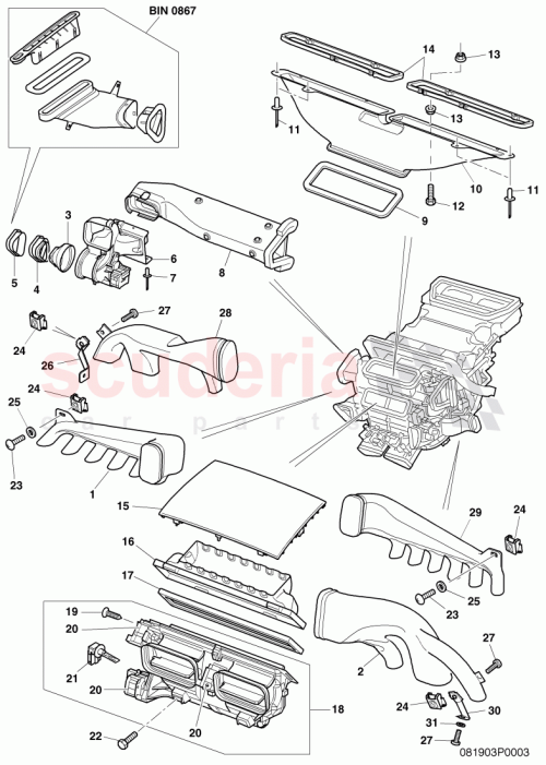Part Diagram for Bentley N90729003