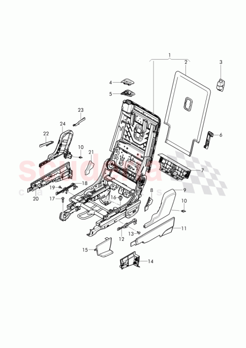Part Diagram for Bentley 4M0 883 686 B