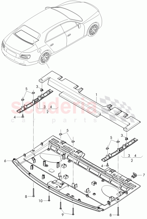 Part Diagram for Bentley N90968402