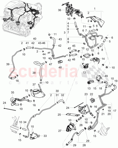 Part Diagram for Bentley 3W0612733BD