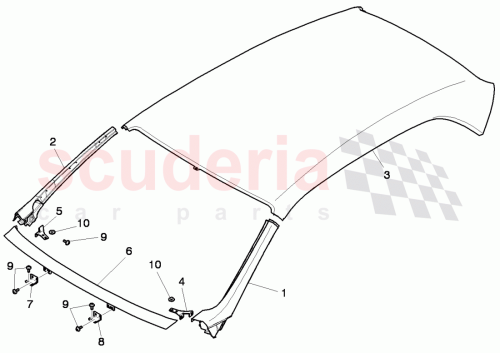 Part Diagram for Bentley 3Y5817101