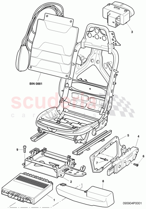 Part Diagram for Bentley N90478801