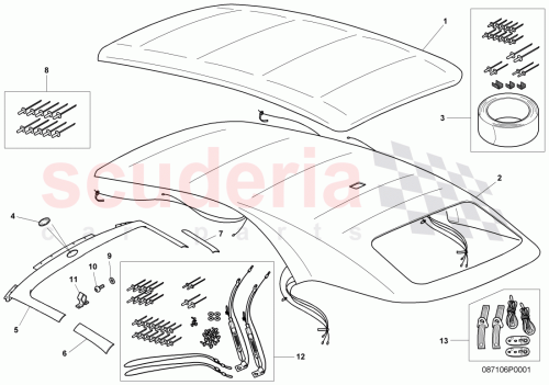 Part Diagram for Bentley 3W7871047AN72