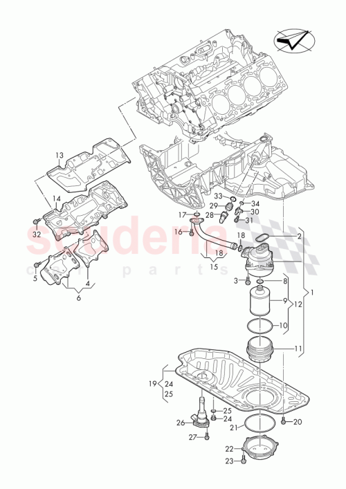 Part Diagram for Bentley N 043 809 2