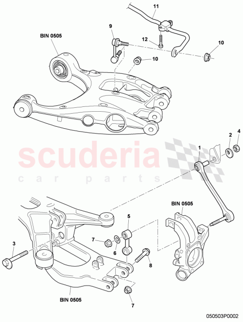Part Diagram for Bentley 3W7501529B