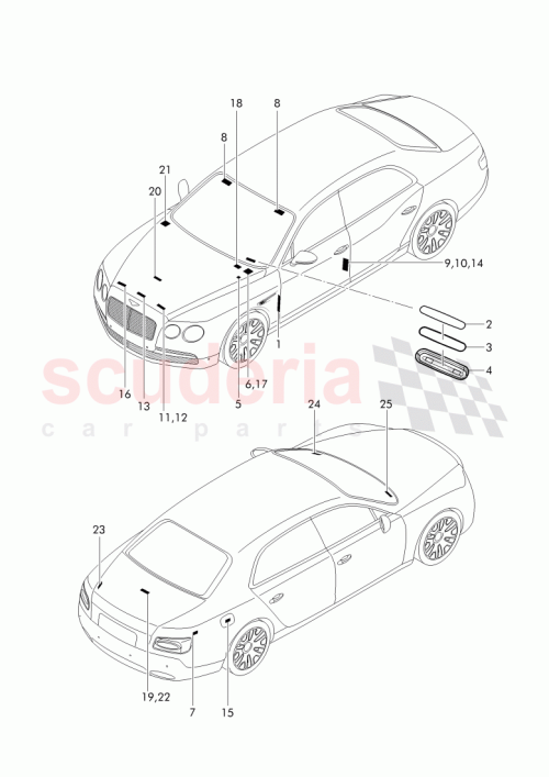 Part Diagram for Bentley 36A 010 094 A