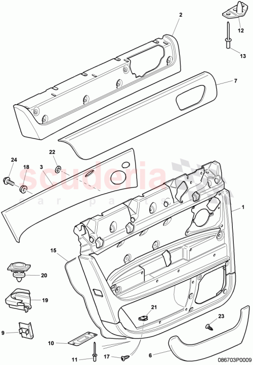 Part Diagram for Bentley 3W5868085H