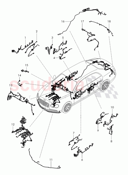 Part Diagram for Bentley 4W2 971 051 B