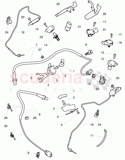Part Diagram for Bentley 6X0971842C