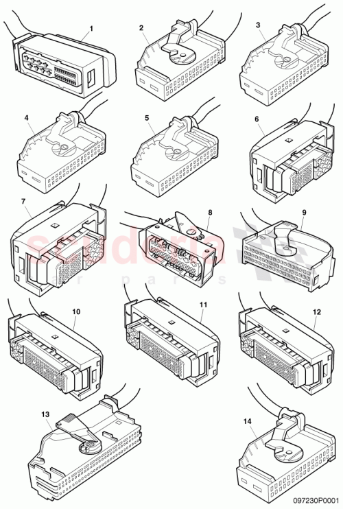 Part Diagram for Bentley 7L0972571