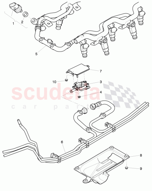 Part Diagram for Bentley 3W0 201 110 A