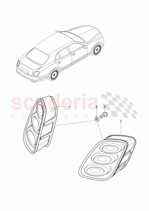 Part Diagram for Bentley 3Y0 945 096 AD