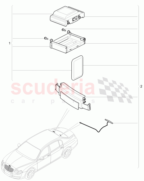 Part Diagram for Bentley JNV 907 722 K