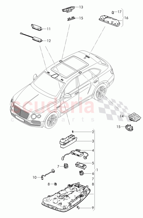 Part Diagram for Bentley N 105 150 02