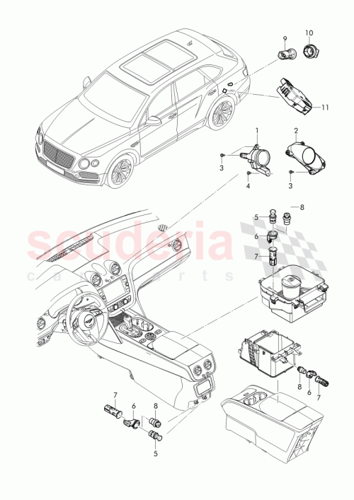 Part Diagram for Bentley 36A 919 201 A