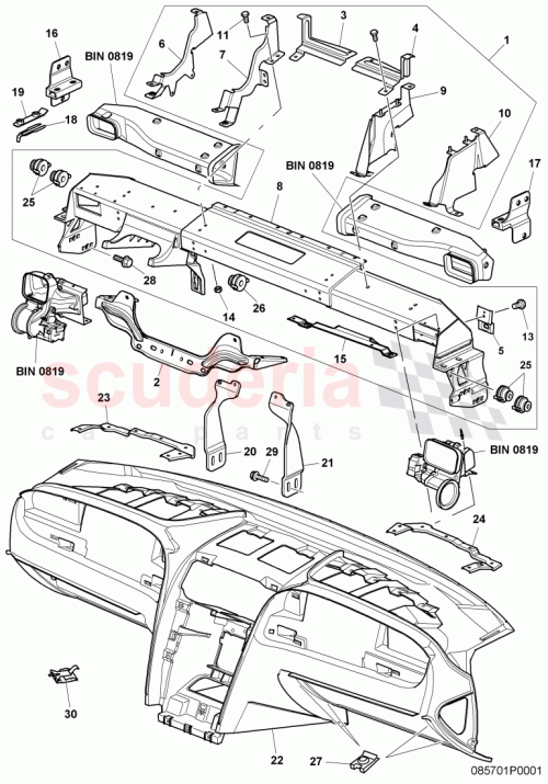 Part Diagram for Bentley 3D0419645