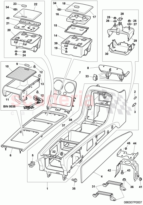 Part Diagram for Bentley 3W5863255