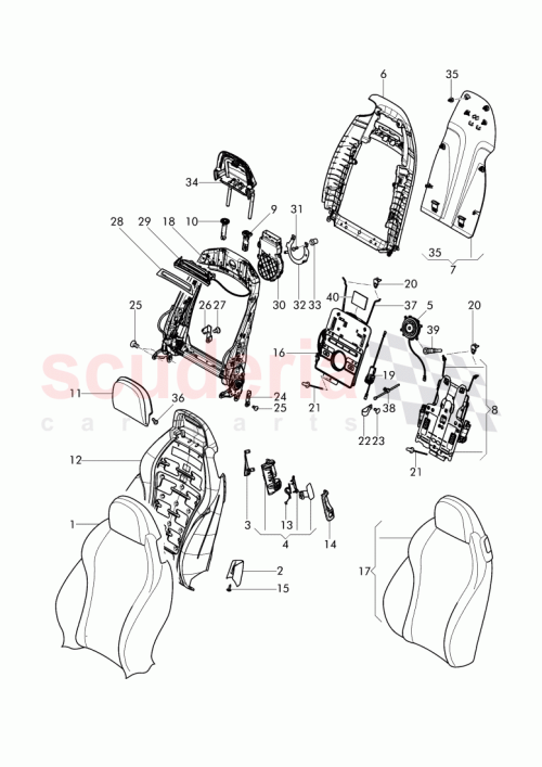 Part Diagram for Bentley 3W7 881 805 J