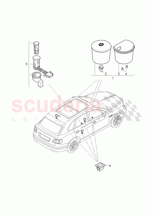 Part Diagram for Bentley 3Y5857369