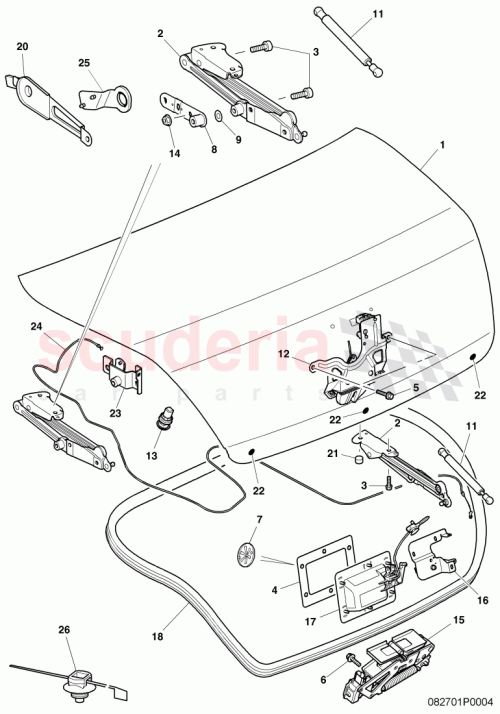 Part Diagram for Bentley N91087101