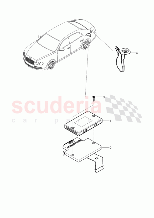 Part Diagram for Bentley 3Y0 063 210