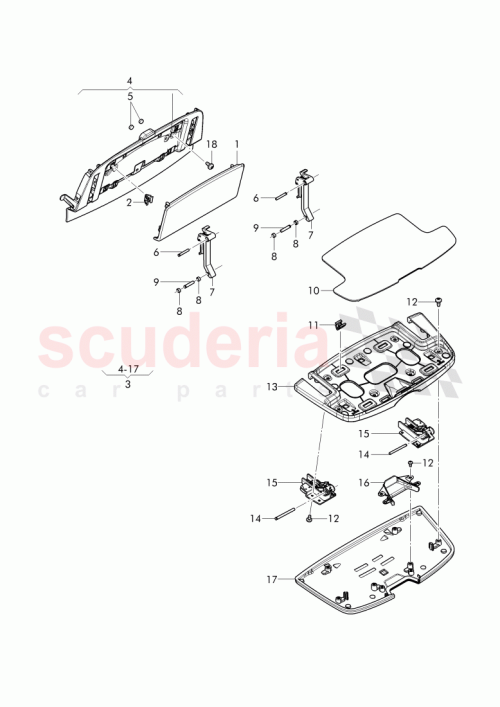 Part Diagram for Bentley 3W5881107