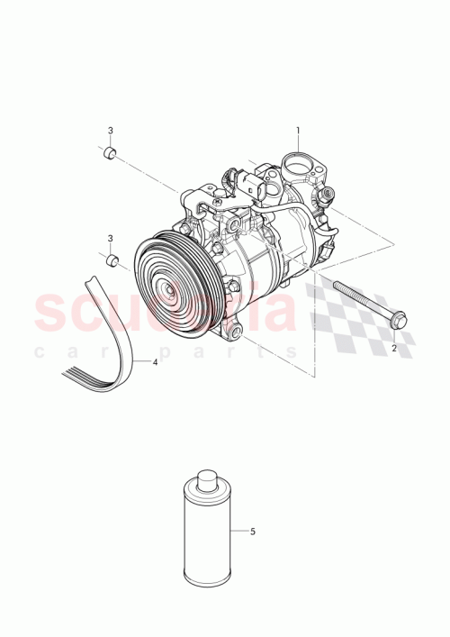 Part Diagram for Bentley 03L260817
