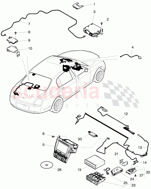 Part Diagram for Bentley 1K1 971 028