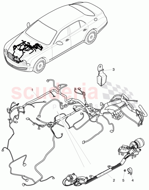 Part Diagram for Bentley 07V 971 610 N