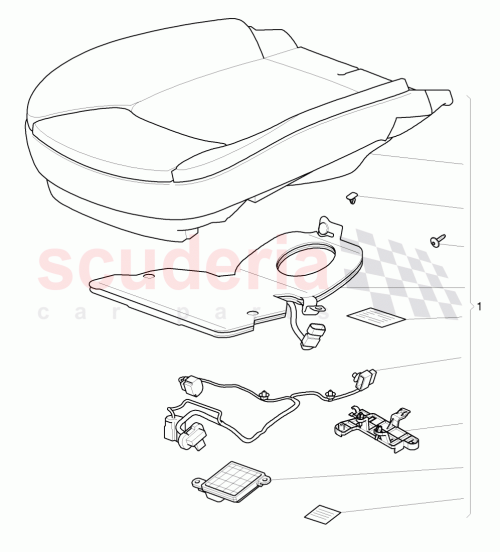 Part Diagram for Bentley 3Y5 860 389 C