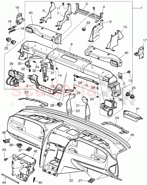 Part Diagram for Bentley 3W0858551B