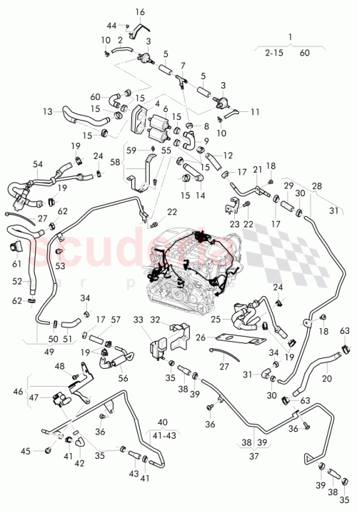 Part Diagram for Bentley 3W0 612 391 AN