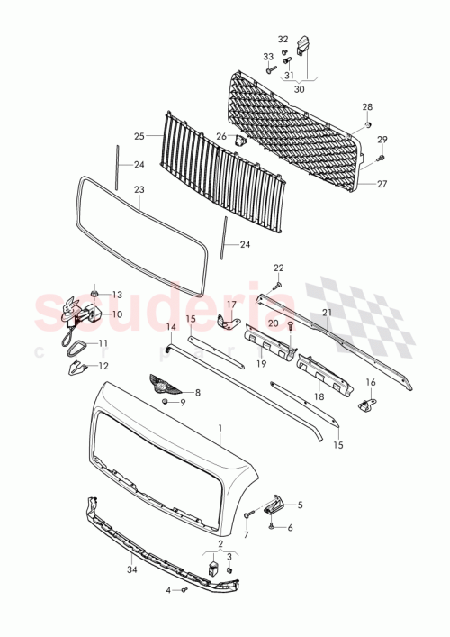 Part Diagram for Bentley 3Y0 853 683 L