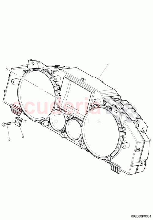 Part Diagram for Bentley 3W8920840D