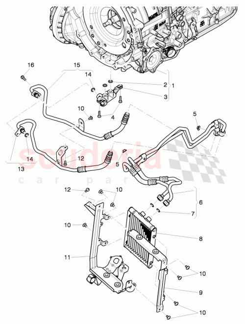 Part Diagram for Bentley 3W0 317 751 A