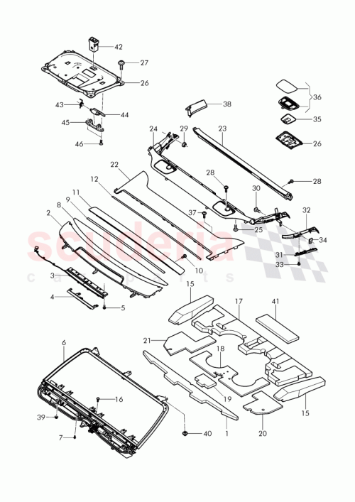 Part Diagram for Bentley 3Y5 868 479 H