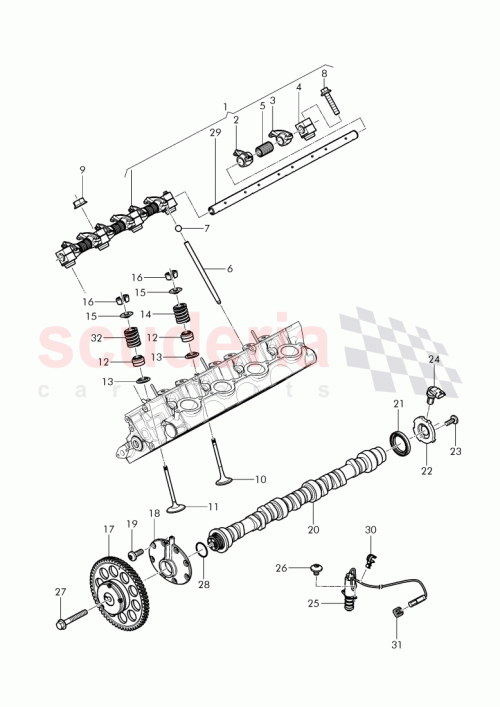Part Diagram for Bentley 07V 109 357 B
