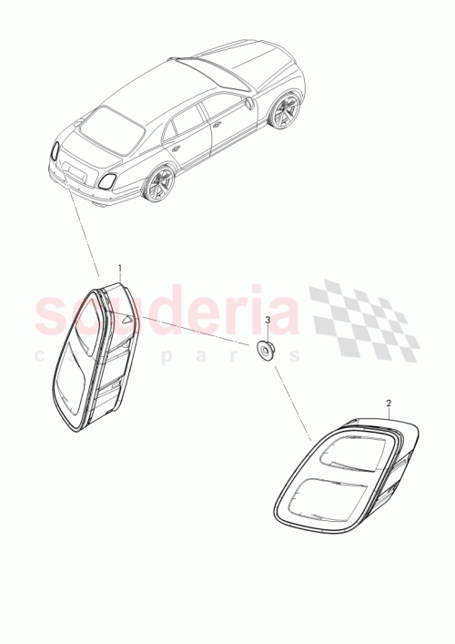 Part Diagram for Bentley 3Y0 945 091