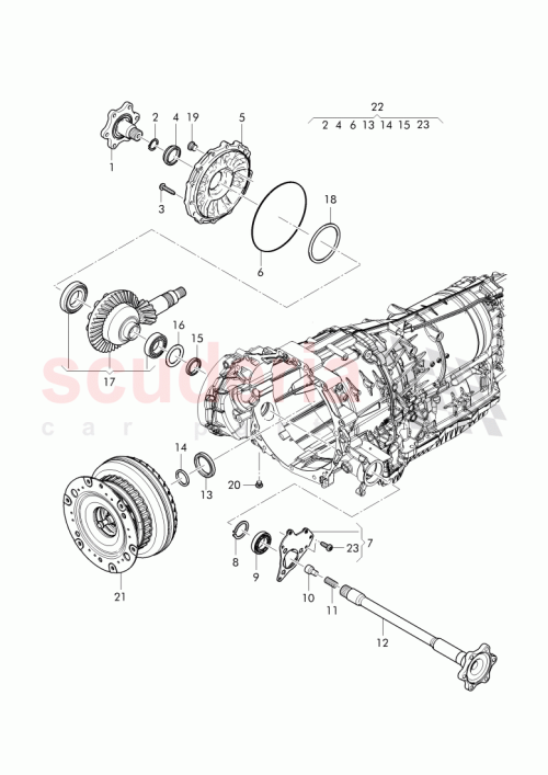 Part Diagram for Bentley 01V409133A