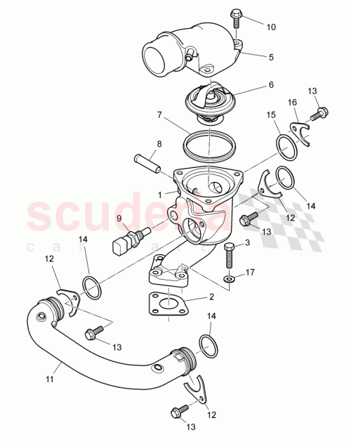 Part Diagram for Bentley 07V121171