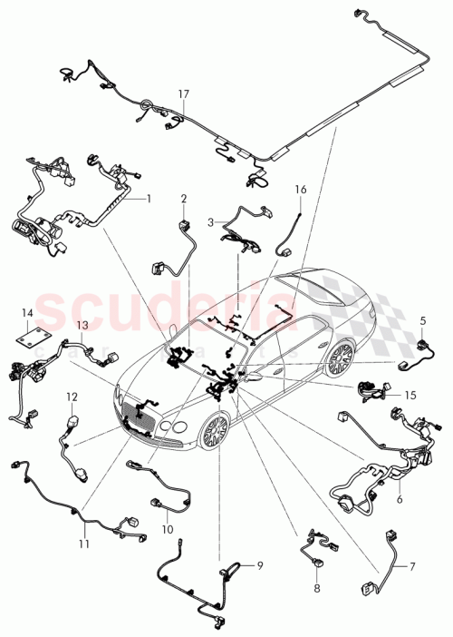Part Diagram for Bentley 4W2 972 072 A