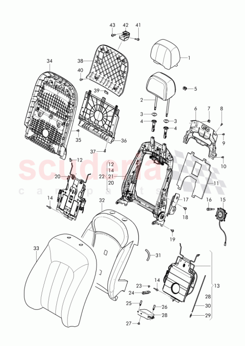 Part Diagram for Bentley 3Y5 881 522 L