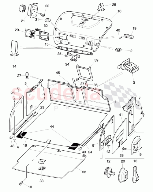 Part Diagram for Bentley 3W5867572B