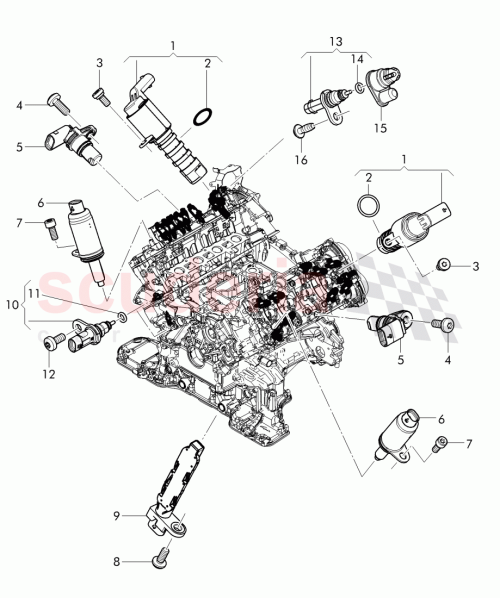 Part Diagram for Bentley N 912 111 01