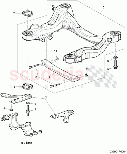 Part Diagram for Bentley N90772102