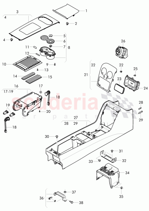 Part Diagram for Bentley 4W0 864 473